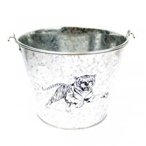 Memphis Tigers Buckets - 5QT Metal Galvanized Style - 4 For $20.00