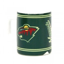 Minnesota Wild Mini Mugs - 2OZ Ceramic Sublimated Style - 6 For $21.00