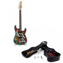 Minnesota Wild Guitars - 10" Exact Replica - 1/4 Scale Mini Guitar - Case And Stand Included - 2 For $20.00