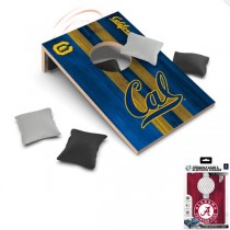 University Of California Bearcats - 10"x7" Cornhole Board With BlueTooth Speaker - 4 Bags And USB Cable Included - 4 For $30.00