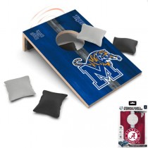 Memphis Tigers - 10"x7" Cornhole Board With BlueTooth Speaker - 4 Bags And USB Cable Included - 4 For $30.00