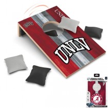 UNLV Runnin Rebs - 10"x7" Cornhole Board With BlueTooth Speaker - 4 Bags And USB Cable Included - 4 For $30.00