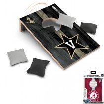 Vanderbilt University - 10"x7" Cornhole Board With BlueTooth Speaker - 4 Bags And USB Cable Included - 4 For $30.00