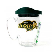 NDSU Bisons Drinkware - 14OZ Clear Tervis Mugs - 4 For $20.00
