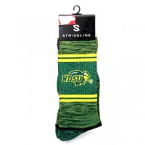 NDSU Socks - Strideline Team Socks - 6 Pair For $21.00