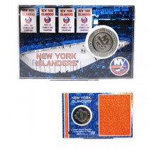 New York Islanders Collectibles - Highland Mint - 4"x6" Acrylic Case With Minted Coin - 2 For $15.00