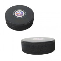 New York Islanders Gear - Official Hockey Logo Pucks - 12 For $24.00