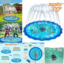 Obuby Sprinkler Pads - 68" Pirate Theme Spraying Water Pad - 4 For $20.00
