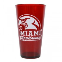 Miami Redhawks - 16OZ Red Acrylic Team Tumblers - 24 For $24.00