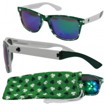 Shamrock Sunglasses - Comes With Storage/Cleaning Bags - 12 Pair For $24.00