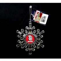 South Dakota Coyotes Ornaments - Acrylic Snowflake Style - 6 For $18.00