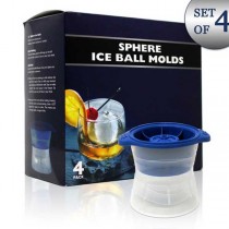 Blue Wiz Innovations - 4Pack Set Sphere Ice Molds - 6 Sets For $24.00