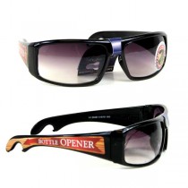 Wholesale Sunglasses - Beer Bottle Opener Sport Frame Sunglasses - 12 Pair For $18.00