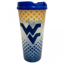West Virginia Tumblers - 24OZ Grid Style - Double Walled - 6 For $21.00