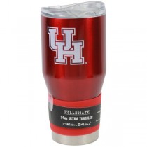 University Of Houston Cougars - 24OZ Ultra Stainless Steel Tumblers - Vacuum Seal - 2 For $15.00