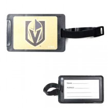 Las Vegas Golden Knights Luggage Tags - Color Block Style - 6 For $15.00