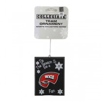 Western Kentucky Hilltoppers Ornaments - Tis The Season Style - 6 For $15.00