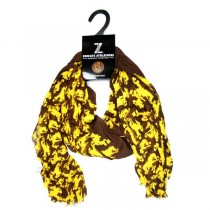 University Of Wyoming Wholesale Merchandise - Border Style Infinity Scarves - 4 For $20.00