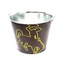 Wyoming Cowboys Buckets - 5QT Team Color Metal - May Not Be As Pictured - 2 For $13.00
