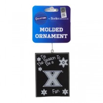 Xavier University Ornaments - Tis The Season Style - 6 For $15.00 