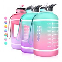 1 Gallon Water Bottles - Zomake Style - Colors Will Vary - 12 For $66.00